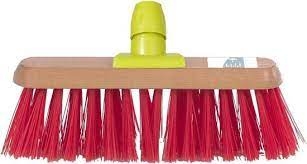 LINEA STRAATBEZEM GELAKT HOUT PVC ROOD (0211910600)